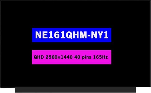 لوحة عرض 16.1 بوصة M54741-001 M62235-001 لـ HP Omen 16-B0005DX 16-e0004AX 16-k0023dx NE161QHM-NY1 QHD 2560(RGB)×1440 40 دبابيس 165 هرتز LCD غير تعمل باللمس in Kuwait