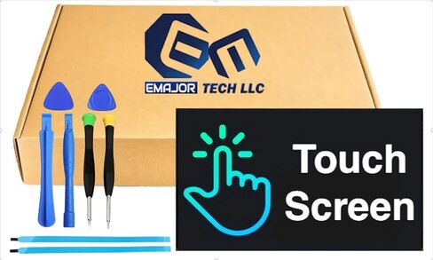 EM EMAJOR TECH New Screen Replacement for HP N140JCN-EEK 1920X1200 FHD+ OnCell Touch LCD LED Display with Set of Tape and Tools (for HP Only) in Kuwait
