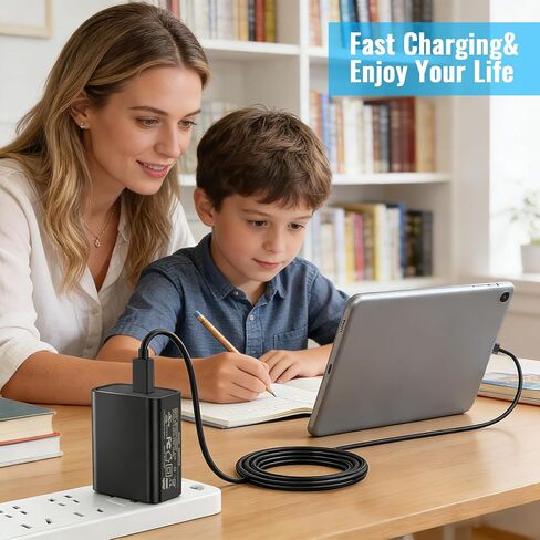 محول طاقة 5 فولت 2 أمبير، كتلة شاحن DC 5 فولت 2 أمبير 1 أمبير، مع كابلات USB إلى النوع C وUSB إلى Micro USB، متوافق مع جهاز Kindle Fire Tablet، وهواتف Android، وسماعات الرأس، ومكبرات الصوت، والكاميرا وما إلى ذلك. in Kuwait