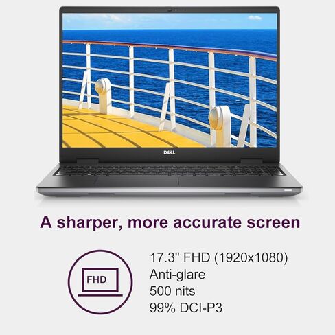 كمبيوتر محمول Dell Precision 7000 7780 Mobile Workstation، NVIDIA RTX 2000 Ada 8GB، 32GB LPCAMM2 DDR5 RAM، 17.3 بوصة FHD، Intel 24-Core i9-13950HX (>Ultra 7-165H)، كمبيوتر IST مخصص 1 تيرابايت/2 تيرابايت SSD، ويندوز 11 برو in Kuwait