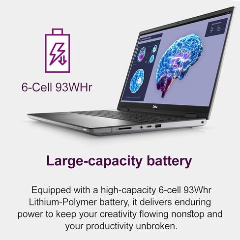 كمبيوتر محمول Dell Precision 7000 7780 Mobile Workstation، NVIDIA RTX 2000 Ada 8GB، 32GB LPCAMM2 DDR5 RAM، 17.3 بوصة FHD، Intel 24-Core i9-13950HX (>Ultra 7-165H)، كمبيوتر IST مخصص 1 تيرابايت/2 تيرابايت SSD، ويندوز 11 برو in Kuwait