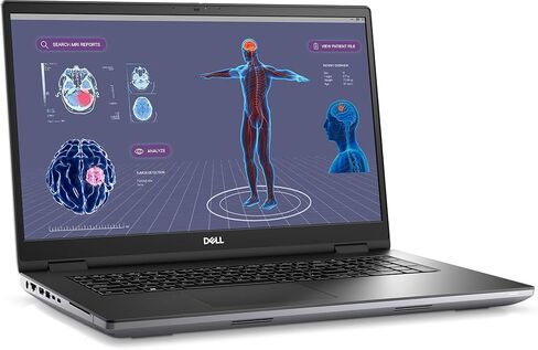 كمبيوتر محمول Dell Precision 7000 7780 Mobile Workstation، NVIDIA RTX 2000 Ada 8GB، 32GB LPCAMM2 DDR5 RAM، 17.3 بوصة FHD، Intel 24-Core i9-13950HX (>Ultra 7-165H)، كمبيوتر IST مخصص 1 تيرابايت/2 تيرابايت SSD، ويندوز 11 برو in Kuwait