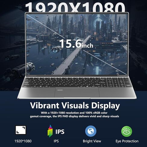 2026 أحدث كمبيوتر محمول مقاس 15.6 بوصة يعمل بنظام التشغيل Windows 11، وذاكرة وصول عشوائي 8 جيجابايت وذاكرة وصول عشوائي سعتها 256 جيجابايت SSD، وذاكرة وصول عشوائي 32 جيجابايت + 1 تيرابايت قابلة للتوسيع، ومعالج Pentium 6500y (يصل إلى 3.4 جيجاهرتز)، و1080 بك in Kuwait