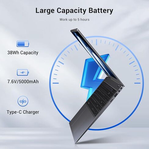 15.6 Inch Laptop Computer, AMD 3020e Processor (Up to 2.6GHz), 8GB RAM 256GB SSD, 1080P IPS FHD Display, USB3.2, Type-C, HDMI, WiFi 5, Win11 Laptop, Notebook Laptops for Business and Students in Kuwait
