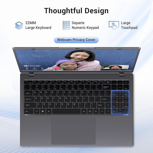15.6 Inch Laptop Computer, AMD 3020e Processor (Up to 2.6GHz), 8GB RAM 256GB SSD, 1080P IPS FHD Display, USB3.2, Type-C, HDMI, WiFi 5, Win11 Laptop, Notebook Laptops for Business and Students in Kuwait