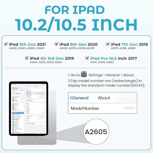 حافظة لوحة المفاتيح BLUTLOTUS لجهاز iPad الجيل السابع/الثامن/التاسع 10.2 بوصة 2019/2020/2021، حافظة لوحة مفاتيح مغناطيسية قابلة للدوران 360 درجة مع أخدود حامل القلم الرصاص، لوحة مفاتيح لاسلكية قابلة للفصل بإضاءة خلفية 7 ألوان (أخضر) in Kuwait