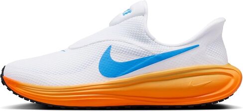 Nike Men's Revolution 8 EasyOn Road Running Shoes, White/Blue Crystal-Hydrogen Blue, 13 in Saudi Arabia