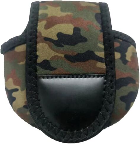 غطاء بكرة بيتكاست منخفض المستوى-قفاز كيس بكرة لـ 50 100 200 300-Series Baitcaster Green Camo in Kuwait