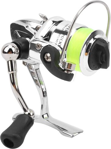 Metal Fishing Reel, Foldable Rocker Arm, Interchangeable Handle, for Fishing Tackle in Kuwait