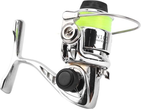 Metal Fishing Reel, Foldable Rocker Arm, Interchangeable Handle, for Fishing Tackle in Kuwait