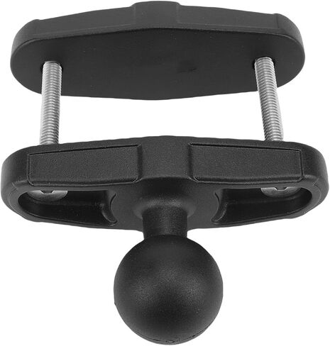 RiToEasysports Square Post Clamp Base, 1.5 Inch Ball Head Aluminum Alloy Stainless Steel Rubber Mount Base, with Multi Angle Adjustment, for Forklift Tractor Tablet Display in Kuwait