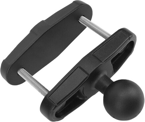 RiToEasysports Square Post Clamp Base, 1.5 Inch Ball Head Aluminum Alloy Stainless Steel Rubber Mount Base, with Multi Angle Adjustment, for Forklift Tractor Tablet Display in Kuwait