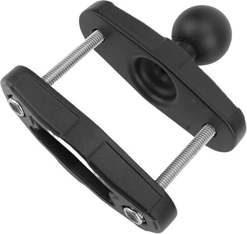 RiToEasysports Square Post Clamp Base, 1.5 Inch Ball Head Aluminum Alloy Stainless Steel Rubber Mount Base, with Multi Angle Adjustment, for Forklift Tractor Tablet Display in Kuwait