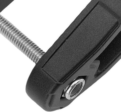 RiToEasysports Square Post Clamp Base, 1.5 Inch Ball Head Aluminum Alloy Stainless Steel Rubber Mount Base, with Multi Angle Adjustment, for Forklift Tractor Tablet Display in Kuwait