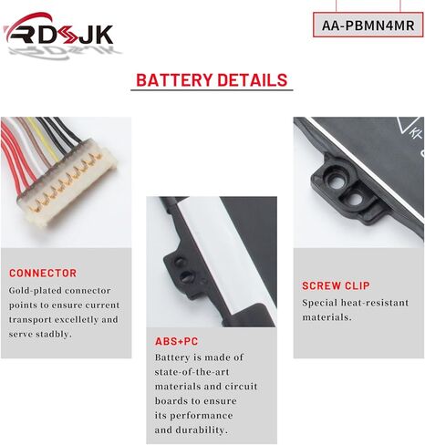 AA-PBMN4MR Laptop Battery for Samsung Galaxy Book Pro 360 NP930XDB NP935XDB NP930XED NP930QDB NP930QED NP950QED NP934QED-KA1DE NT930QED-K71A NP940XFG NP930XDB-KD1US NP935XDB-KC2DE Series 15.44V 62.1Wh in Kuwait