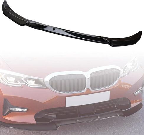 Front Pumper Lip Splitter Non M Sport متوافق مع BMW 3 Series G20 G21 320i 325i 2019 2020 2021 2022 Car Chin Spoilder Black 3pcs in Kuwait