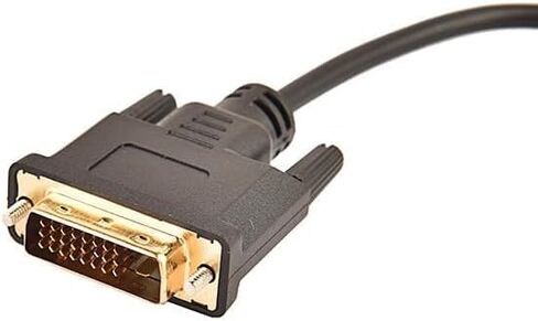 DVI to HDMI Adapter, DVI-D (24+1) Plug to 2X HDMI Socket 19-pin Splitter Adapter Cable, High Speed Adapter Cable for HDTV, Full HD 1080P, TV, Beamer, PC in Kuwait
