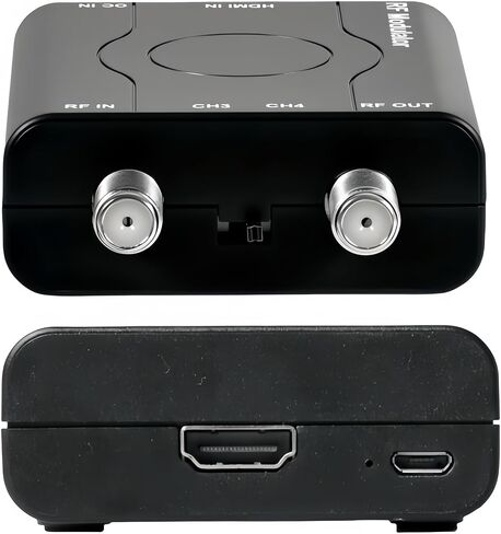 HDMI إلى RF Modulator، VHF RF Modulator HDMI Coaxial Converter، HDM61 HDMI RF Modulator Modulator، يدعم إخراج تنسيق NTSC للتلفزيون، التحكم PLL 1080P، لوحدة تحكم ألعاب التلفزيون المنزلية in Kuwait