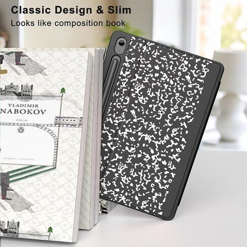 جراب Supveco لهاتف Samsung Galaxy Tab S10 Fe / S10 Lite / S9 FE مقاس 10.9 بوصة مع حامل قلم S، غطاء واقٍ ناعم ممتاز من مادة TPU مع رؤية متعددة الزوايا والاستيقاظ/النوم التلقائي، دفتر الملاحظات in Kuwait
