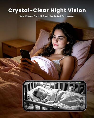 VIDCASTIVE 4K Mini Hidden Camera 2.4G/5G WiFi Wireless Indoor Security Camera for Home/Pet/Travel, AI Human Detection, Night Vision, Long Battery Life, SD & Cloud Storage in Kuwait
