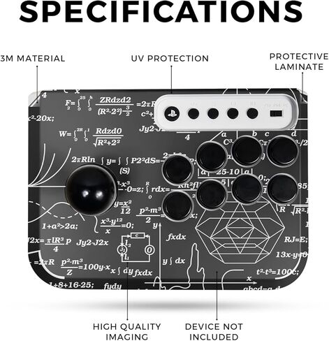 غلاف ألعاب متوافق مع Hori Fighting Stick Mini (PS5، PS4، PC) - رياضي - غطاء لاصق واقٍ من الفينيل 3M ممتاز - سهل الاستخدام | صُنع في الولايات المتحدة الأمريكية بواسطة MightySkins in Kuwait