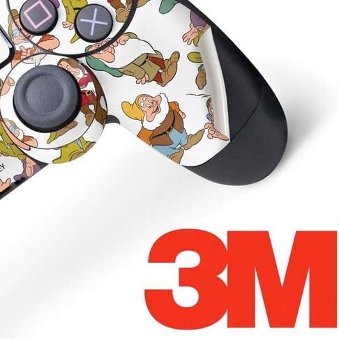 Skinit Decal Gaming Skin Compatible with PS4 Controller - Officially Licensed Disney Snow White Dwarfs Pattern Design in Kuwait