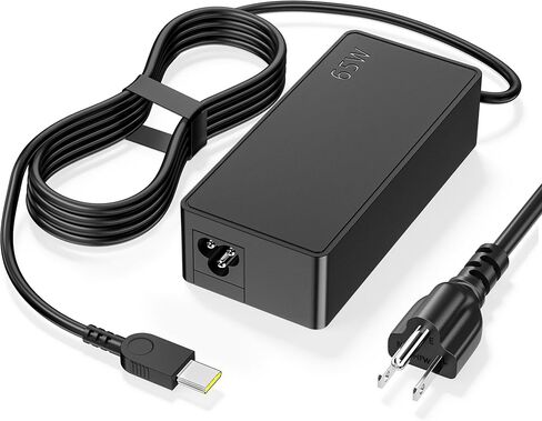 شاحن USB C بقدرة 65 وات متوافق مع لينوفو ثينك باد، ويوجا، وكروم بوك، وثينك بوك، وشاحن كمبيوتر محمول بقدرة 65 وات 45 وات، ومحول تيار متردد من النوع C in Kuwait