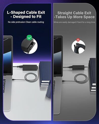 شاحن USB C بقدرة 65 وات متوافق مع لينوفو ثينك باد، ويوجا، وكروم بوك، وثينك بوك، وشاحن كمبيوتر محمول بقدرة 65 وات 45 وات، ومحول تيار متردد من النوع C in Kuwait