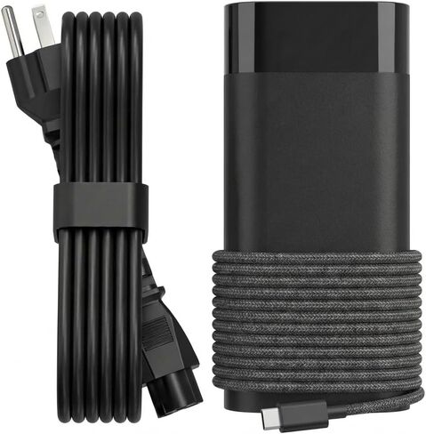 100W 110W USB C Laptop Charger Compatible with HP ZBook Firefly 14 16 G9 G10 G11 EliteBook 865 G9 860 G10 16 inch Dragonfly G3 13.5 Spectre Fold 17 x360 16-aa0047nr, Pavilion Plus 14 14-ew1010nr in Kuwait