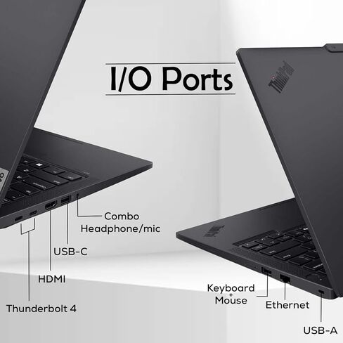 Lenovo ThinkPad T14 Gen 6 Business Laptop 14.0" FHD+ (Intel 12-core Ultra 5-225U (Beats Ultra 7 155U)، 16 جيجابايت DDR5، 256 جيجابايت SSD، إضاءة خلفية، بصمة الإصبع، كاميرا ويب 5 ميجابكسل، 2 X Thunderbolt 4، Copilot، Win 11 Home in Kuwait