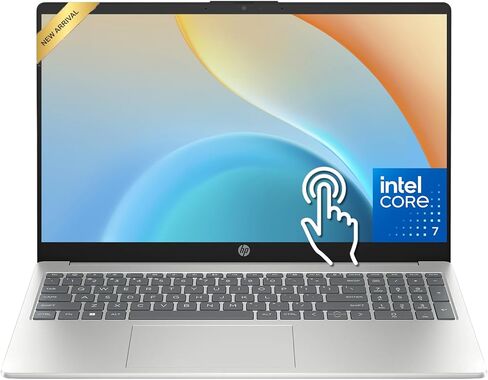 HP 15.6" FHD Touchscreen Business Laptop, Fast Intel Core 7 150U CPU (Up to 5.4GHz), Intel Iris Xe Graphics, 8GB DDR5 RAM, 256GB SSD, Windows 11 Pro in Kuwait
