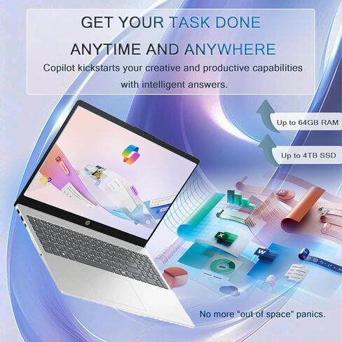 HP 15.6" FHD Touchscreen Business Laptop, Fast Intel Core 7 150U CPU (Up to 5.4GHz), Intel Iris Xe Graphics, 8GB DDR5 RAM, 256GB SSD, Windows 11 Pro in Kuwait