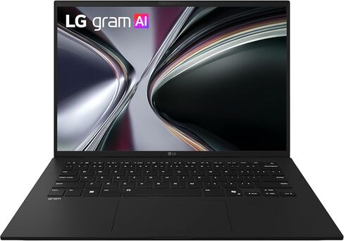 كمبيوتر محمول LG gram 14 بوصة رفيع وخفيف الوزن ومزدوج AI، نظام التشغيل Windows 11 Home، Copilot+ PC، مدعوم بمعالج AMD Ryzen AI 5 435، ذاكرة وصول عشوائي 32 جيجابايت، 1 تيرابايت SSD - أسود سبج in Kuwait