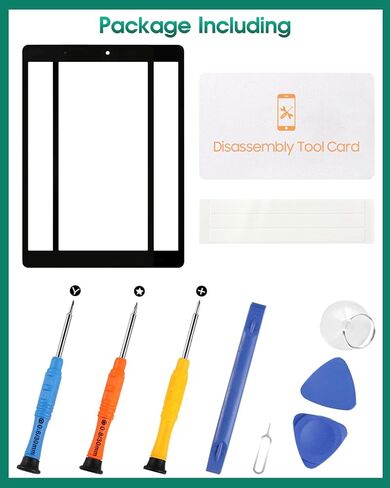لهاتف Samsung Galaxy Tab A 8.0 2019 SM-T290 استبدال الزجاج الأمامي الزجاجي الخارجي باللون الأسود in Kuwait