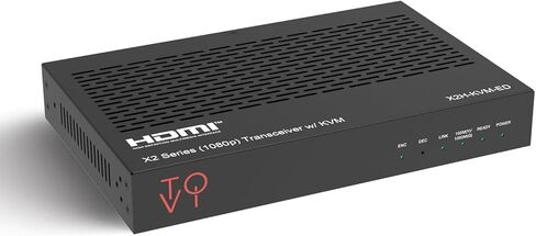 ToVi X2 Series 4K AV-Over-IP Encoder & Decoder with KVM, HDMI 2.0b, HDCP 2.2, PoE, Audio Routing, Fiber & RJ45 Transmission, Multi-Window & Video Wall Support (X2UH-KVM-ED) in Kuwait