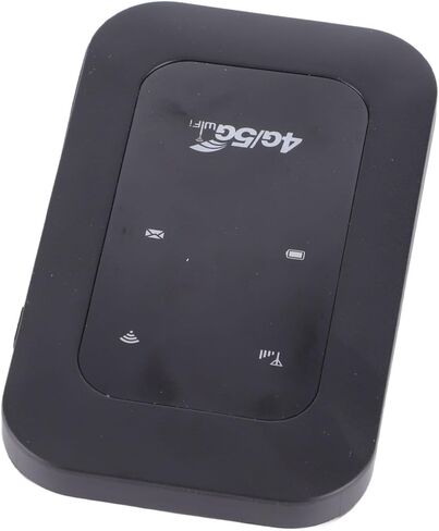 4G LTE Mobile WiFi Hotspot Portable Router with SIM Card Slot, 10 User Support, Easy to Use for Linux, Black in Kuwait
