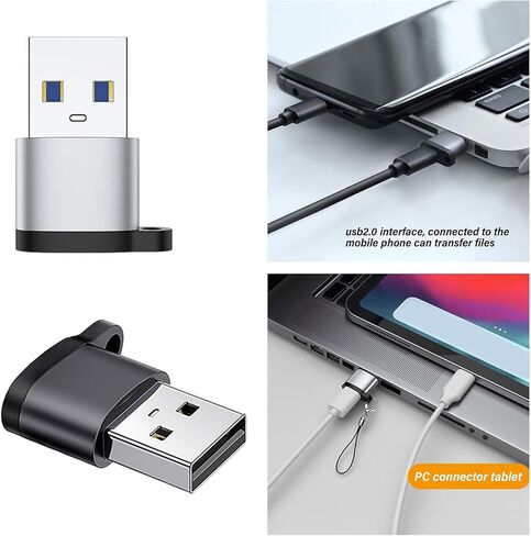 محول USB A إلى USB C لنقل البيانات بسرعة 480 ميجابت في الثانية وشحن 5V2A يستخدم على نطاق واسع مع الهواتف والأجهزة اللوحية والمزيد in Kuwait