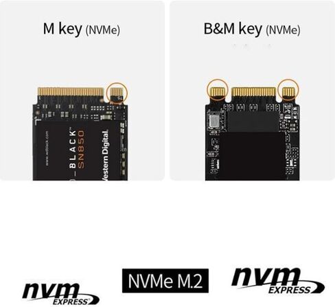 محول M.2 NVMe SSD من النوع C إلى USB 3.1، يدعم 2230 SSD، وسرعة نقل 1000 ميجابايت/ثانية in Kuwait