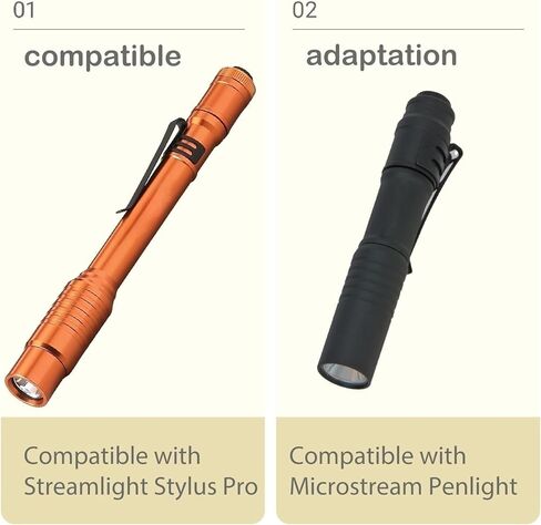 استبدال مقاطع المصباح اليدوي لـ Streamlight Stylus Pro وMicrostream Penlight مصابيح يدوية للجيب 10 عبوات in Kuwait