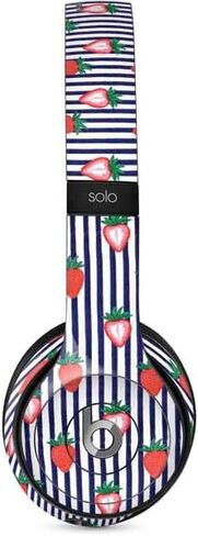 Skinit Decal Audio Skin Compatible with Beats Solo 2 Wired - Originally Designed Strawberries and Stripes Design in Kuwait