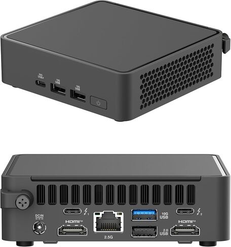كمبيوتر صغير WEELIAO NUC 15 Pro (NUC15CRKU5) - Intel Core Ultra5 225H، ذاكرة DDR5 تصل إلى 96 جيجابايت، Intel Arc Graphics، Wi-Fi 7، PCIe Gen5 SSD - كمبيوتر مكتبي AI مدمج (ذاكرة الوصول العشوائي 16 جيجابايت، 512 جيجابايت SSD) in Kuwait