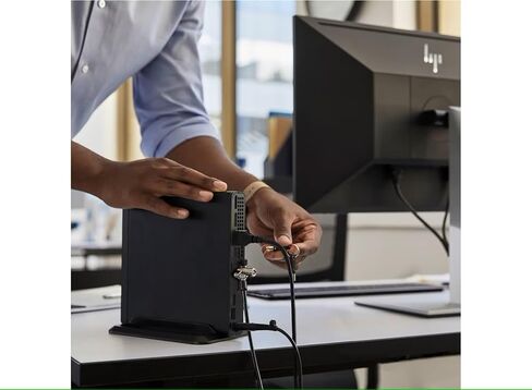 كمبيوتر مكتبي HP Pro Mini 400 G9، معالج Intel Celeron G6900T، ذاكرة DDR5 سعة 16 جيجابايت، محرك أقراص SSD سعة 256 جيجابايت، 3 منافذ شاشة (2X DisplayPort + HDMI)، WiFi 6E، RJ-45، USB-C، لوحة مفاتيح وماوس سلكية، Windows 11 Pro in Kuwait