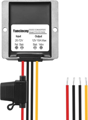 20A 480W 24V DC 36V/48V/60V/72V تنحى إلى 24V 20A 480W DC محول منظم وحدة إمداد الطاقة باك محول فولت وحدة، مخفض جهد مقاوم للماء لعربة الجولف in Kuwait