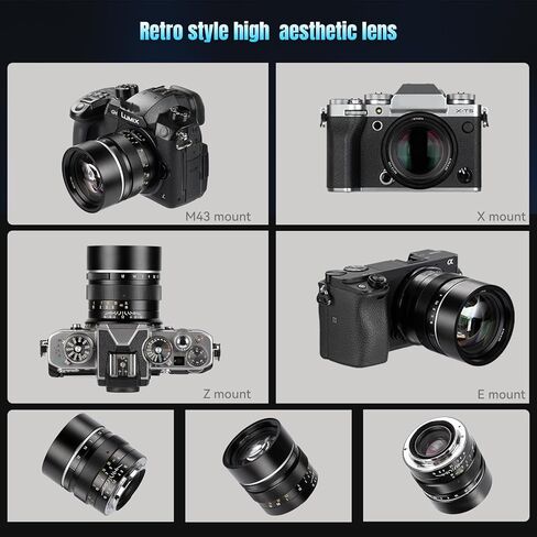 7artisans 50mm F1.2 Large Aperture Manual Focus Prime APC-S Lens for Fuji X Mount,X-H1,X-H2,X-T5,X-T4, X-T3, X-T2,X-T1,X-T50,X-T30,IX-T20,X-T200,X-T100,X-S10,X-S20,X-POR1,X-PRO2,X-Pro3,X-E4 etc in Kuwait