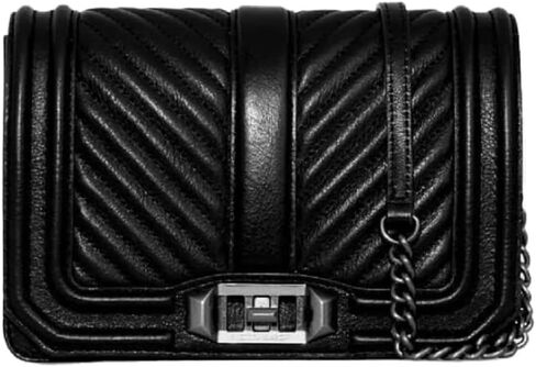 Rebecca Minkoff Women's Chevron Quilted Love Crossbody Bag in Saudi Arabia