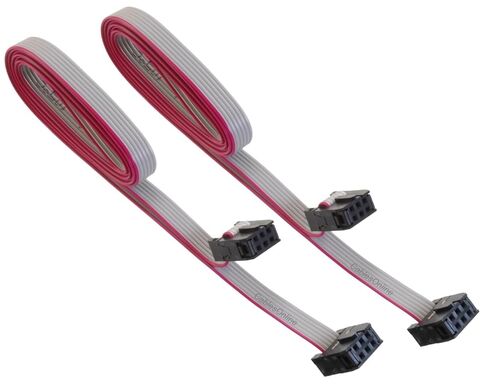 CablesOnline، 2 حزمة 36 بوصة 6 دبابيس (2 × 3) 2.54 مم من أنثى إلى أنثى IDC 6 أسلاك شريطية مسطحة، FR-0636-2 in Kuwait