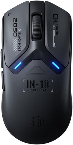 ماوس ألعاب لاسلكي من INPHIC، خفيف للغاية 60 جرام، معدل تقرير 8K ثلاثي الوضع: BT5.0/2.4G/Type-C سلكي لألعاب الكمبيوتر، 5 أزرار قابلة للبرمجة in Kuwait