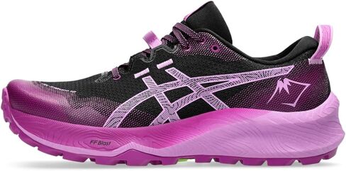 ASICS Women's Gel-Trabuco 12 Running Shoe, 10, BlackBerry/Light Blue in Saudi Arabia