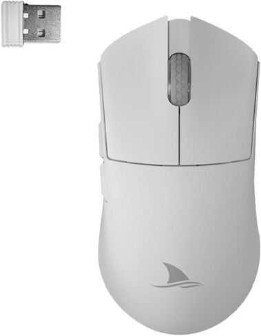 Darmoshark M3V2 8K Wireless Gaming Mouse,Tri-Mode 2.4G/USB-C/Bluetooth Mouse Up to 26000Dpi,PAW3395 Optical Sensor Lightweight 58g,5 programmable Button,Computer Mouse for Laptop,PC,Windows,Mac(Green) in Saudi Arabia