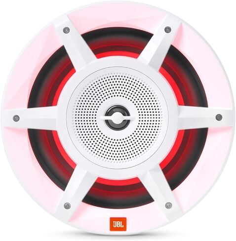 استبدال OEM الأبيض JBL 8 "500 Watt RGB LED حزمة مكبرات الصوت البحرية Powersports البحرية الخارجية - 4 مكبرات الصوت in Kuwait